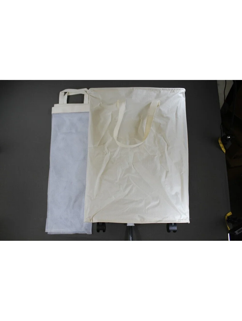 Collapsible, Rolling Laundry Hamper with Mesh Bag & Wheels